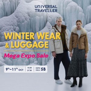 2026 universal traveller winter wear and luggage mega expo sale at expo