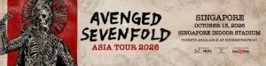 2026 avenged sevenfold asia tour 2026 at sportshub