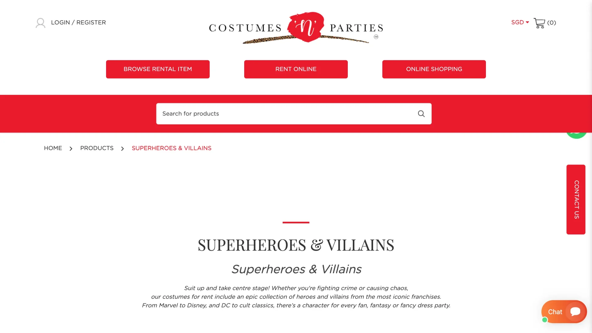 costumes 'n' parties pte ltd