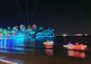 glow kayak at sentosa